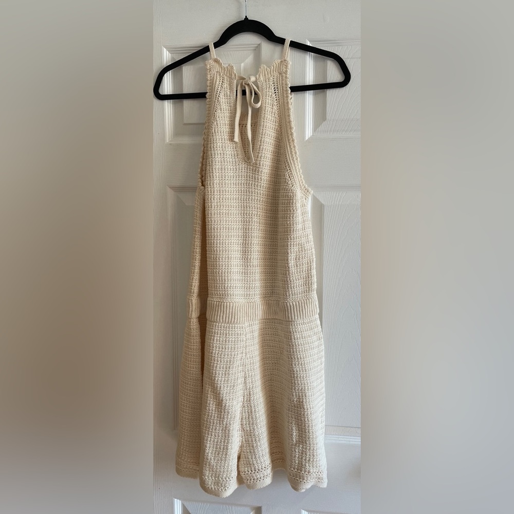 Universal Thread Cream Knit Romper - Picture 3 of 12